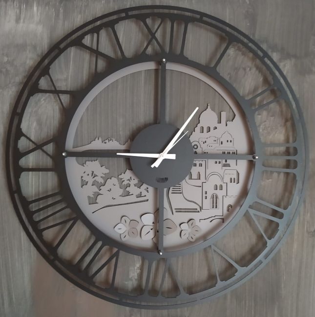 Kursive, verkürzte Uhr Image