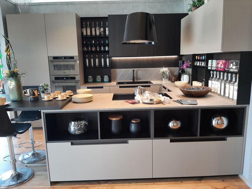 Cucina Time per opaco cappuccino e rovere termocotto di Gentili Cucine Image