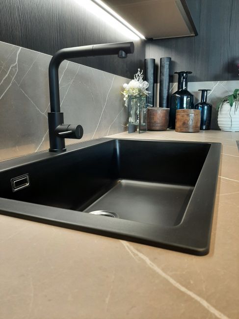 Cucina Time per opaco cappuccino e rovere termocotto di Gentili Cucine Image