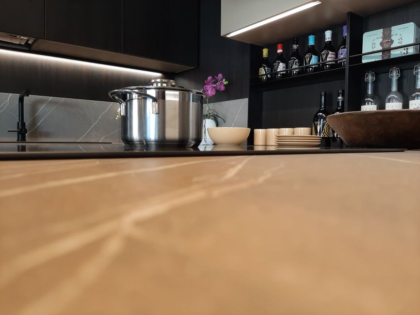 Cucina Time per opaco cappuccino e rovere termocotto di Gentili Cucine Image