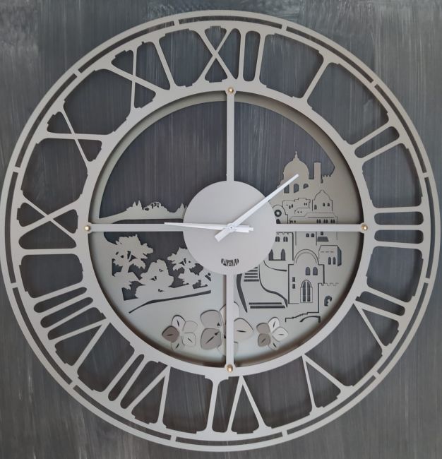 Kursive, verkürzte Uhr Image